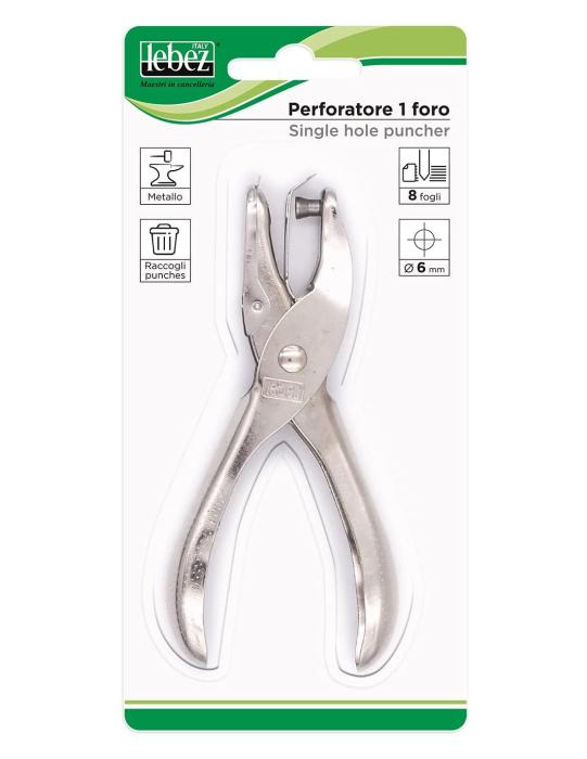 Luknjač na eno luknjo kovinski fi 6 mm LEBEZ METAL 5810