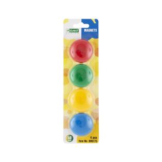Magnetki 4 različne barve 4 cm LEVIA 009175