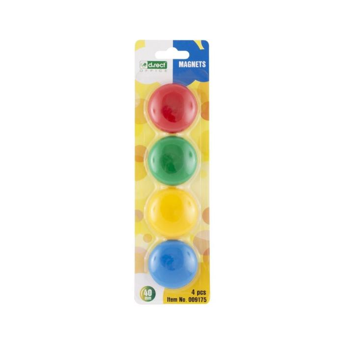 Magnetki 4 različne barve 4 cm LEVIA 009175