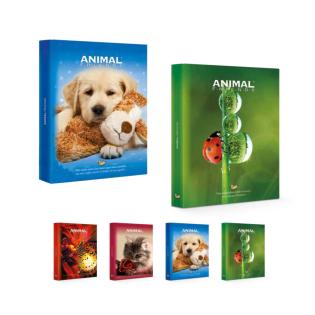 Mapa A4 plastična PPL &scaron;iroka 3 cm ANIMAL FRIENDS PPL03
