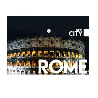 Mapa z gumbom A4 PVC ROME RIM 2-30817