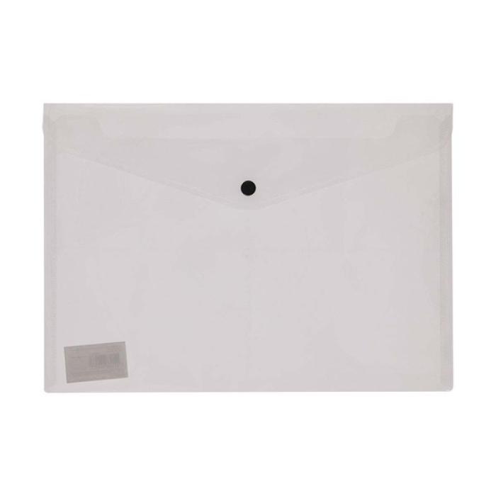 Mapa A4 plastična z gumbom TIPTOP OFFICE