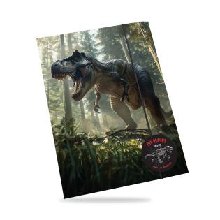 Mapa A4 z elastiko DINOZAVER T-REX MONSTER ABC123 26ZM-DINO