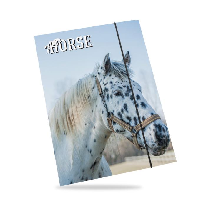 Mapa A4 z elastiko KONJI WILD HORSE 26ZM-HORSE