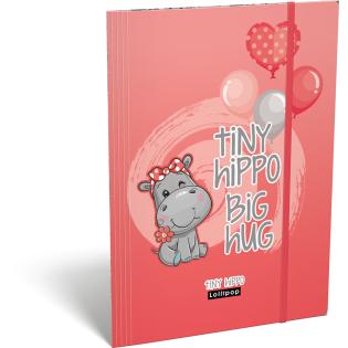 Mapa A4 z elastiko LOLLIPOP THINY HIPPO NILSKI KONJ 20903