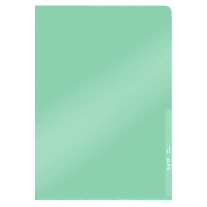 Mapa L PVC A4 zelena 150 mikronov LEITZ 41000255