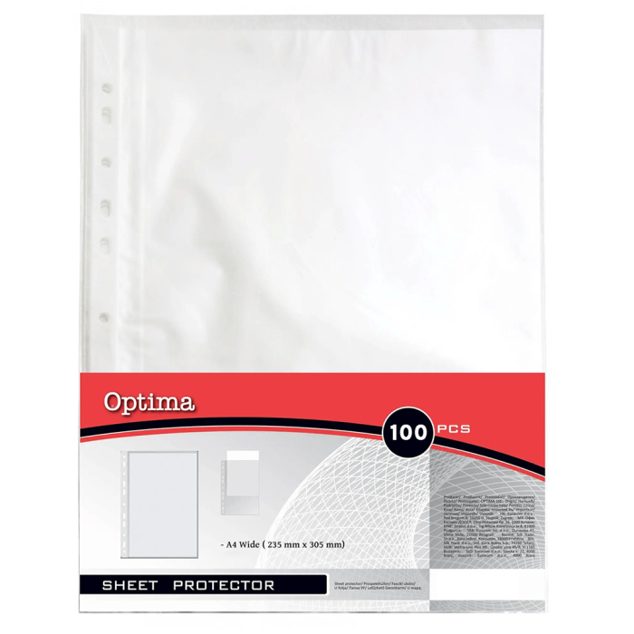 Mapa UR IBM PP A4 22x30 cm 40 mikronov OPTIMA set 100/1
