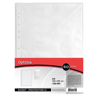 Mapa UR IBM PP A4 22x30 cm 130 mikronov OPTIMA 20108/A set 50/1