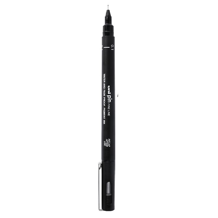 Marker permanentni vodoodporni PIN FINE LINE UNI 