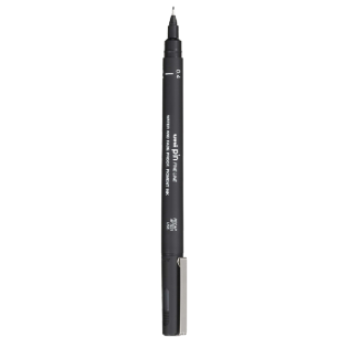 Marker permanentni vodoodporni PIN FINE LINE UNI 
