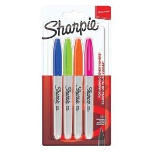 Marker cvetlične barve SHARPIE FINE FUN set 4/1