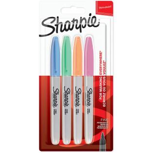 Marker pastelne barve SHARPIE FINE PASTEL set 4/1