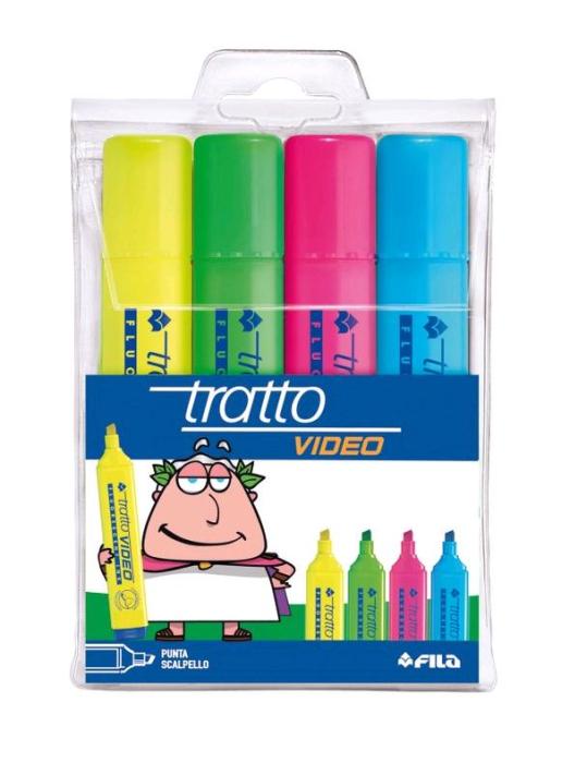 Marker signir označevalec za tekst TRATTO VIDEO NEON