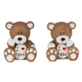 Medvedek iz poliresina 6x5,5 cm I LOVE YOU 711003