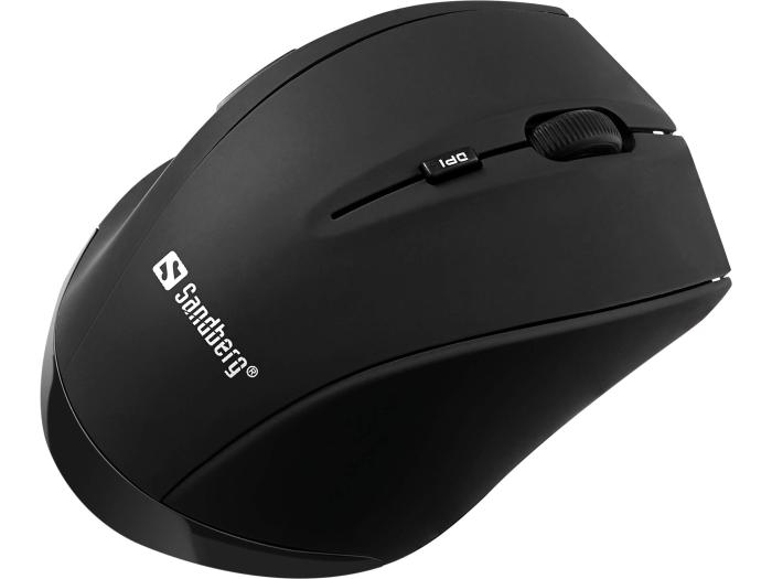 Mi&scaron;ka računalni&scaron;ka brezžična črna WIRELESS MOUSE PRO SANDBERG SB63006