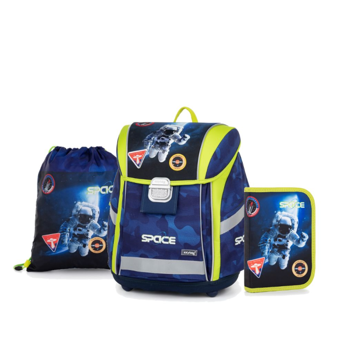 Set nahrbtnik anatomski, peresnica in vrečka za copate OXYBAG PREMIUM SPACE VESOLJE ASTRONAVT 0-59924 set 3/1