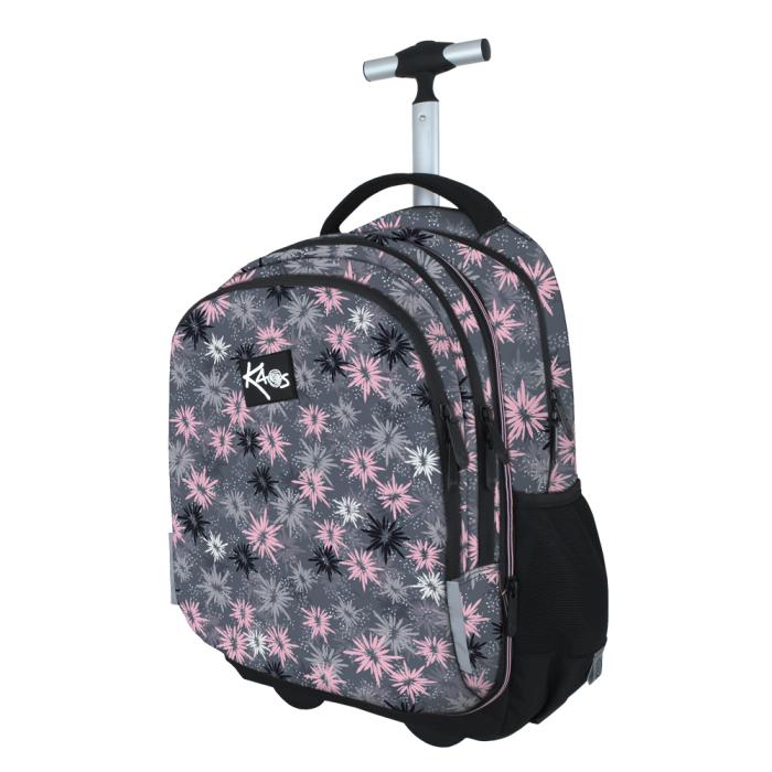 Nahrbtnik na kolesih trolley KAOS 2V1 CRYSTAL  