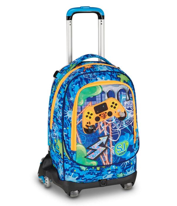 Nahrbtnik na kolesih trolley SEVEN SJ GANG PINS BOY GAMER 20C202618-574