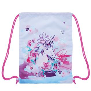 NAHRBTNIK VREČKA ZA COPATE KONJ SAMOROG UNICORN KAOS CREAM