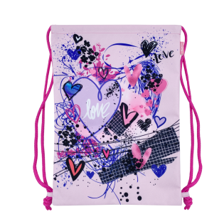 Nahrbtnik vrečka KAOS PINK LOVE