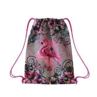 Nahrbtnik vrečka za copate ali &scaron;portno opremo KAOS SUNRISE FLAMINGO