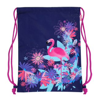 Nahrbtnik vrečka KAOS TROPIC NIGHT FLAMINGO