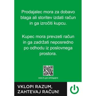 Nalepka za davčno blagajno