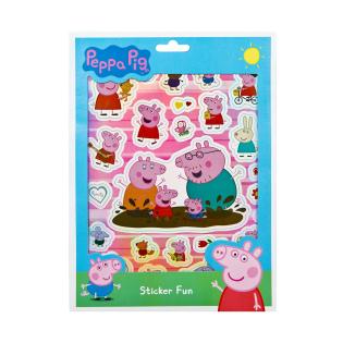 Nalepke pujsa 16,6x22,3 cm 8 listov PEPPA PIG
