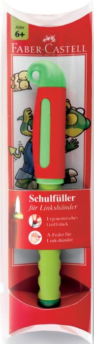 Nalivno pero za levičarje rdeče FABER CASTELL SCRIBOLINO DRAGON ZMAJ