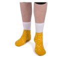 Nogavice v darilni embalaži konzervi pločevinki piksni BEER SOCKS 02/1401 
