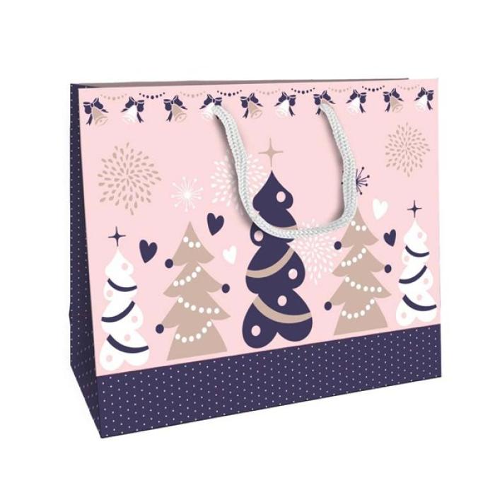 Novoletna darilna vrečka jelke CLAIREFONTAINE 35X10X27 CM 201835C