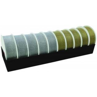 Darilni trak novoletni božični na kolutu 25mm x 3m 617313C