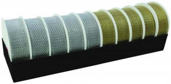 Darilni trak novoletni božični na kolutu 25mm x 3m 617313C
