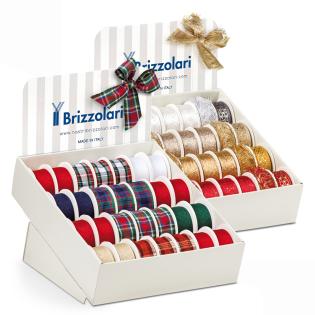 Darilni trak na kolutu novoletni 0,3x3 m BRIZZOLARI 9640-23