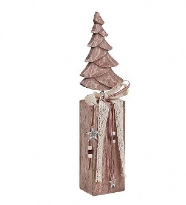 Smreka lesena okras 10x6x40 cm 18011