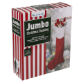 Pli&scaron; nogavička za darila božična novoletna okrasna velika 1,54 m rdeča JUMBO CHRISTMAS STOCKING  99/6149