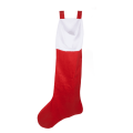 Pli&scaron; nogavička za darila božična novoletna okrasna velika 1,54 m rdeča JUMBO CHRISTMAS STOCKING  99/6149