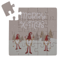 Vo&scaron;čilnica božična novoletna sestavljanka puzli s kuverto PUZZLE CARD CHRISTMAS X-MAX 99/6152