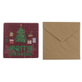 Vo&scaron;čilnica božična novoletna sestavljanka puzli s kuverto PUZZLE CARD CHRISTMAS X-MAX 99/6152