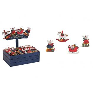 Novoletni božični okraski 8x6 cm 24946