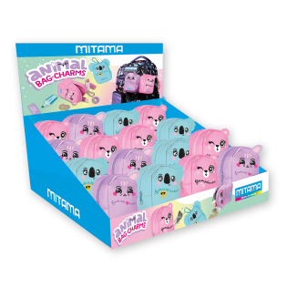 Obesek drobižnica mini nahrbtnik s karabinom MITAMA ANIMAL BAG CHARMS 65656