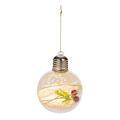 Obesek z led lučko za božično drevo plastični 939136