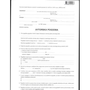 OBR.0,72 Avtorska pogodba