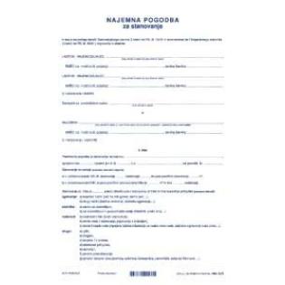 OBR.0,74 Najemna pogodba za stanovanje
