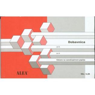 OBR.5,28 in OBR.5,39 in OBR.6,64 dobavnica kopirna A6 in A5 in A4