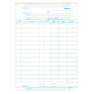 OBR.5,30 Račun kopirni A4 KOTIS 