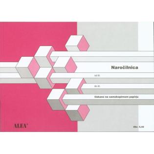OBR.5,40 in OBR.5,43 naročilnica kopirna ALEA