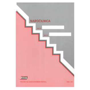OBR.542 naročilnica kopirna TOPS