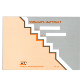 OBR.626A Oddajnica materiala kopirna A5 TOPS