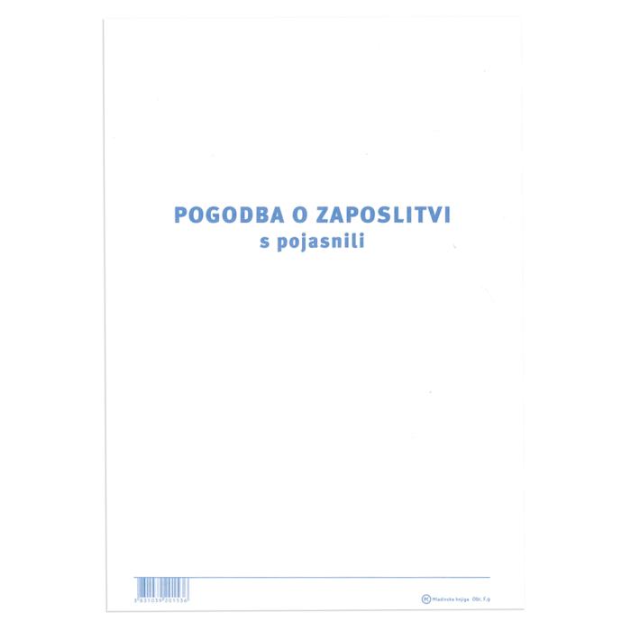 OBR.F.9 pogodba o zaposlitvi s pojasnili A4 5,9